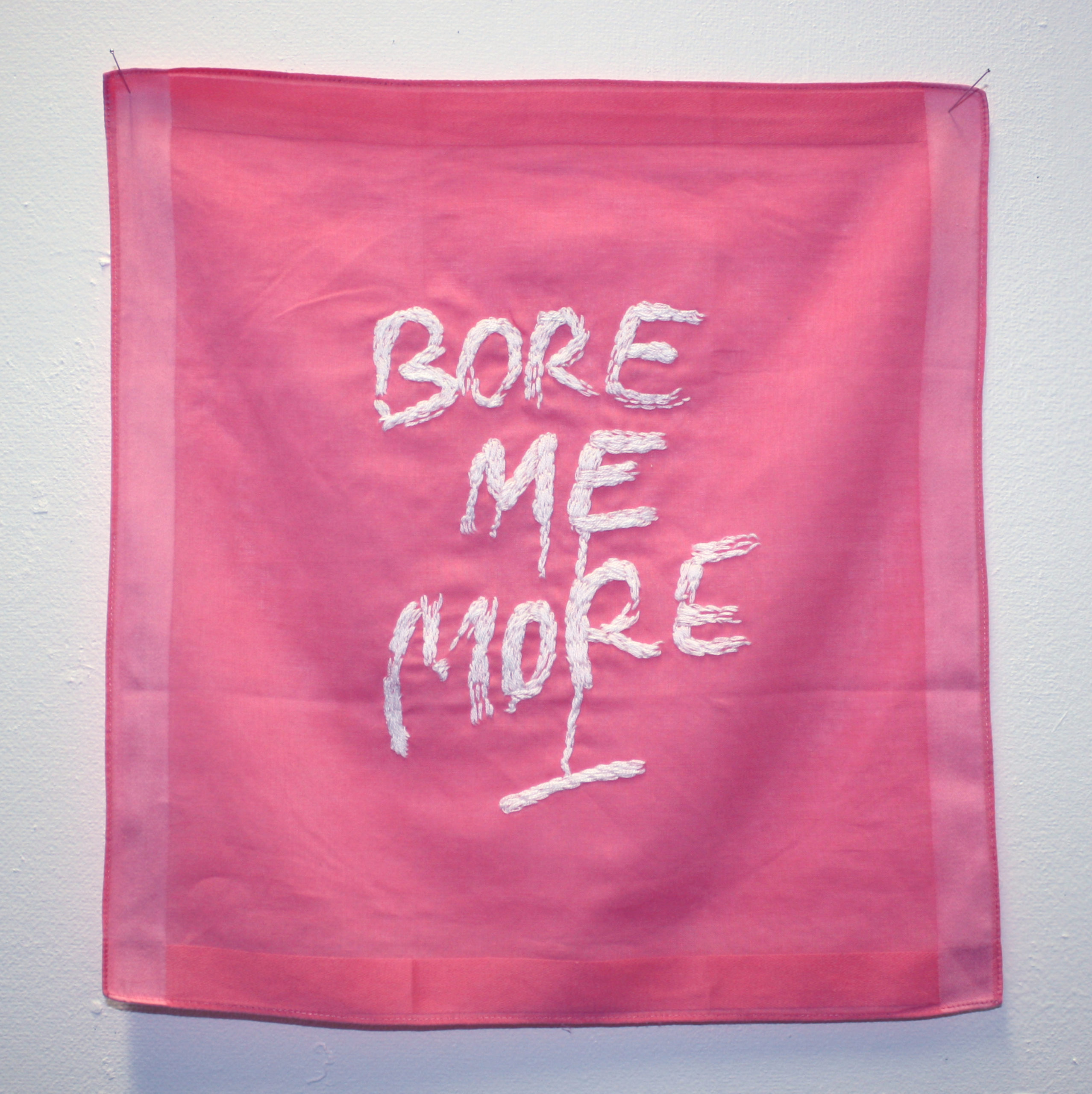 Bore me more (série “Les pleurs de l’aube”)