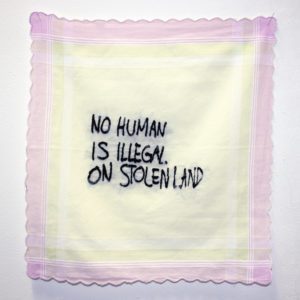 No human is illegal on stolen Land (série “Les pleurs de l’aube”)