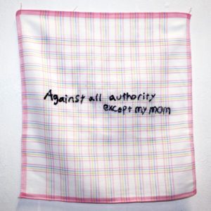 “Against all authority except my mom”(série “les pleurs de l’aube”)