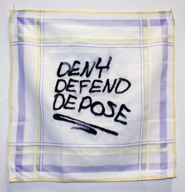 “Deny Defend Depose”(série “les pleurs de l’aube”)