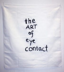 “The art of eye contact”(série “les pleurs de l’aube”)