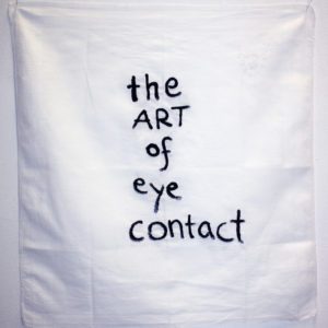 “The art of eye contact”(série “les pleurs de l’aube”)