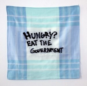 “Hungry ? Eat the government” (série “les pleurs de l’aube”)