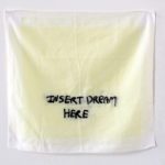 "Insert dream here", mouchoir brodé